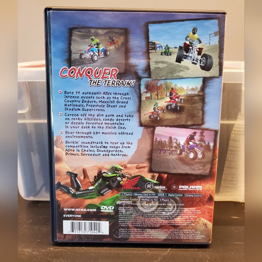 ATV Offroad Fury for PS2.